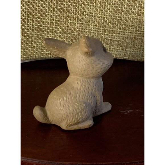 Bunny Rabbit miniature Porcelain figure Vintage M980 1.5 inch tall - Picture 4 of 10